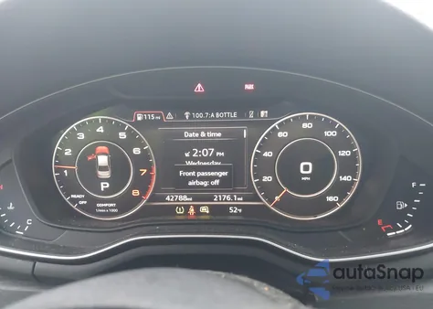 2019 Audi A4 45 Premium из США, поврежденный, VIN WAUENAF44KN019595